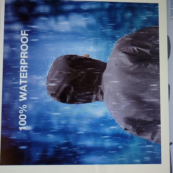 TideWe rain suit brown waterproof breathable lightweight rain gear Medium New - Picture 3 of 8